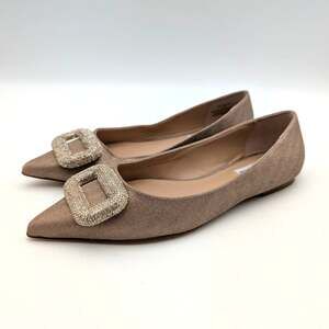 Steve Madden Tink Pointed Toe Ballet Flats Women's Gold/Beige Size US7.5M EU38